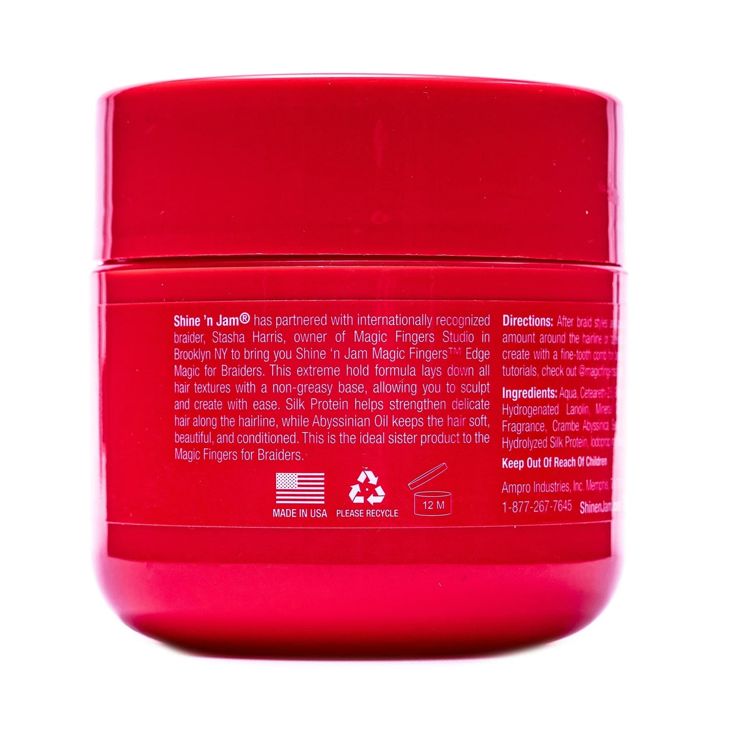 Ampro Shine 'n Jam Magic Fingers Edge Magic Gel, 4 oz